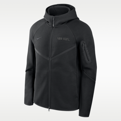 Ohio State Tech Fleece Men's Nike College Full-Zip Hooded Jacket
